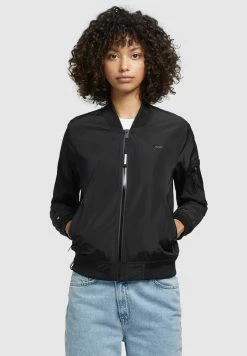 Khujo Stence2 - Chaquetas Bomber - Schwarz