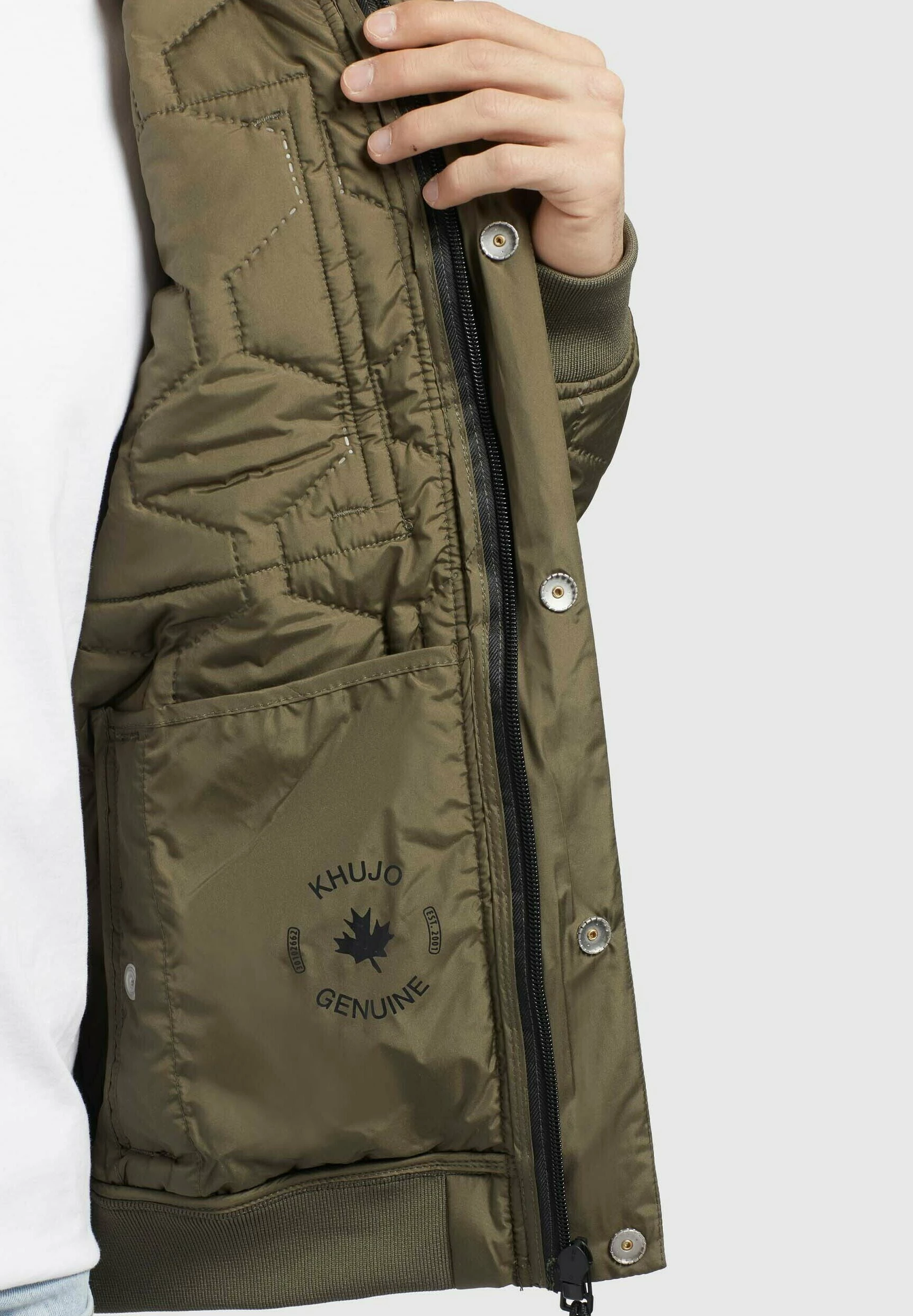 Khujo Carlson - Chaqueta De Entretiempo - Olivgrün 7 Khujo Carlson - Chaqueta De Entretiempo - Olivgrün - Imagen 5