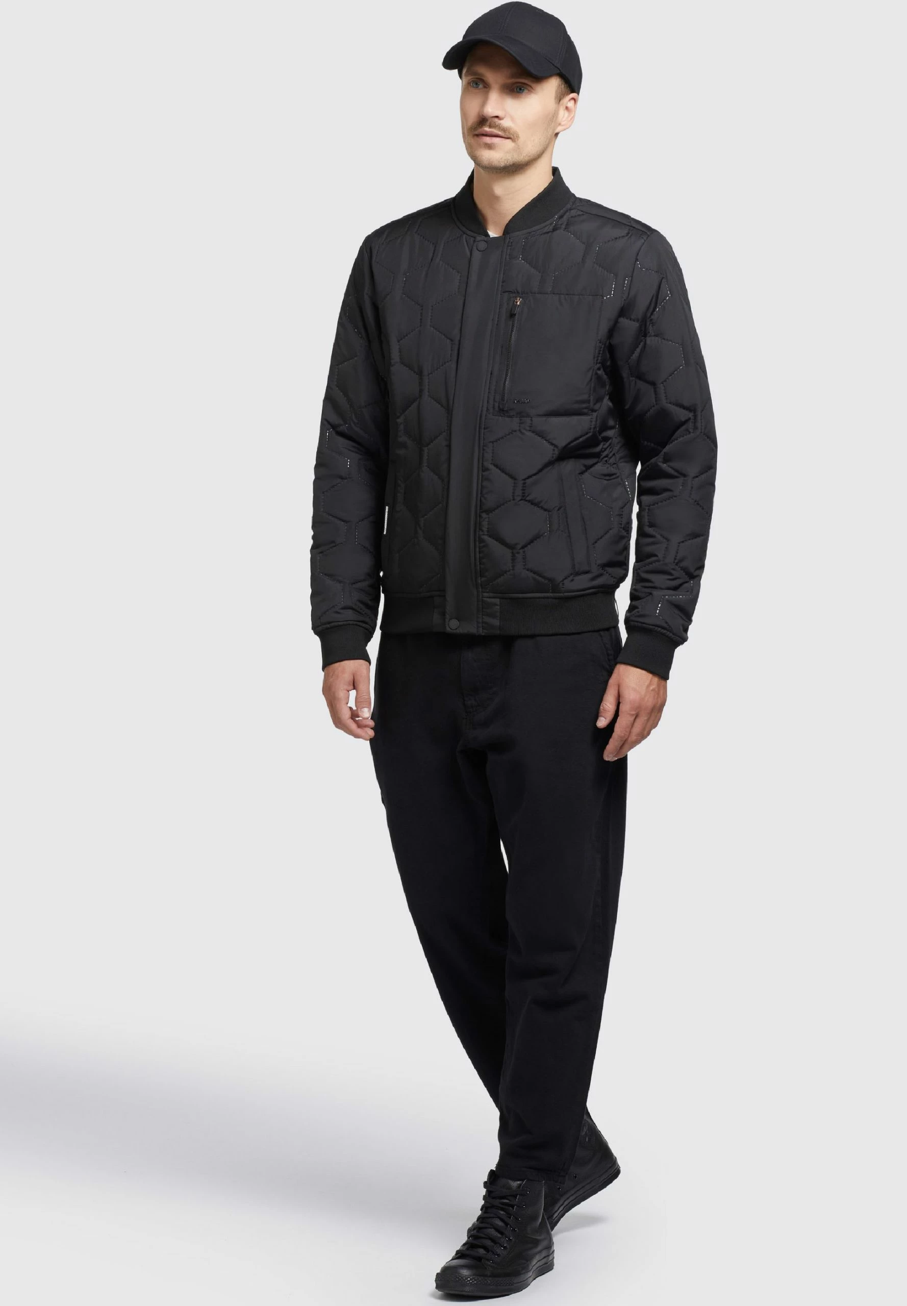 Khujo Carlson - Chaqueta De Entretiempo - Schwarz 4 Khujo Carlson - Chaqueta De Entretiempo - Schwarz - Imagen 2