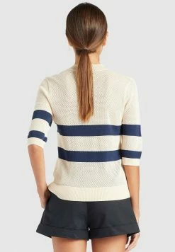 Khujo Chumane - Camiseta Estampada - Sand/Dark Blue -Khujo Ventas 1701fbdfe91242a1859ec9cc53c13ca6