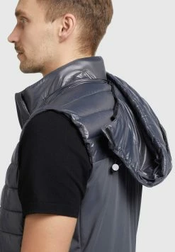 Khujo Wemo Shiny - Chaleco - Grau -Khujo Ventas 19f122e002a140d68cd51e04f8de51f4