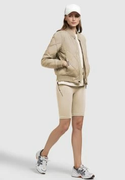 Khujo Leona - Chaquetas Bomber - Beige -Khujo Ventas 1f6297f11ee142e89c40a2507fc5a6de