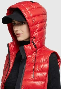 Khujo Fabia Shiny - Chaleco - Rot 15 Khujo Fabia Shiny - Chaleco - Rot -Khujo Ventas 2669b984d3d24566ac66d3ec27bfb626