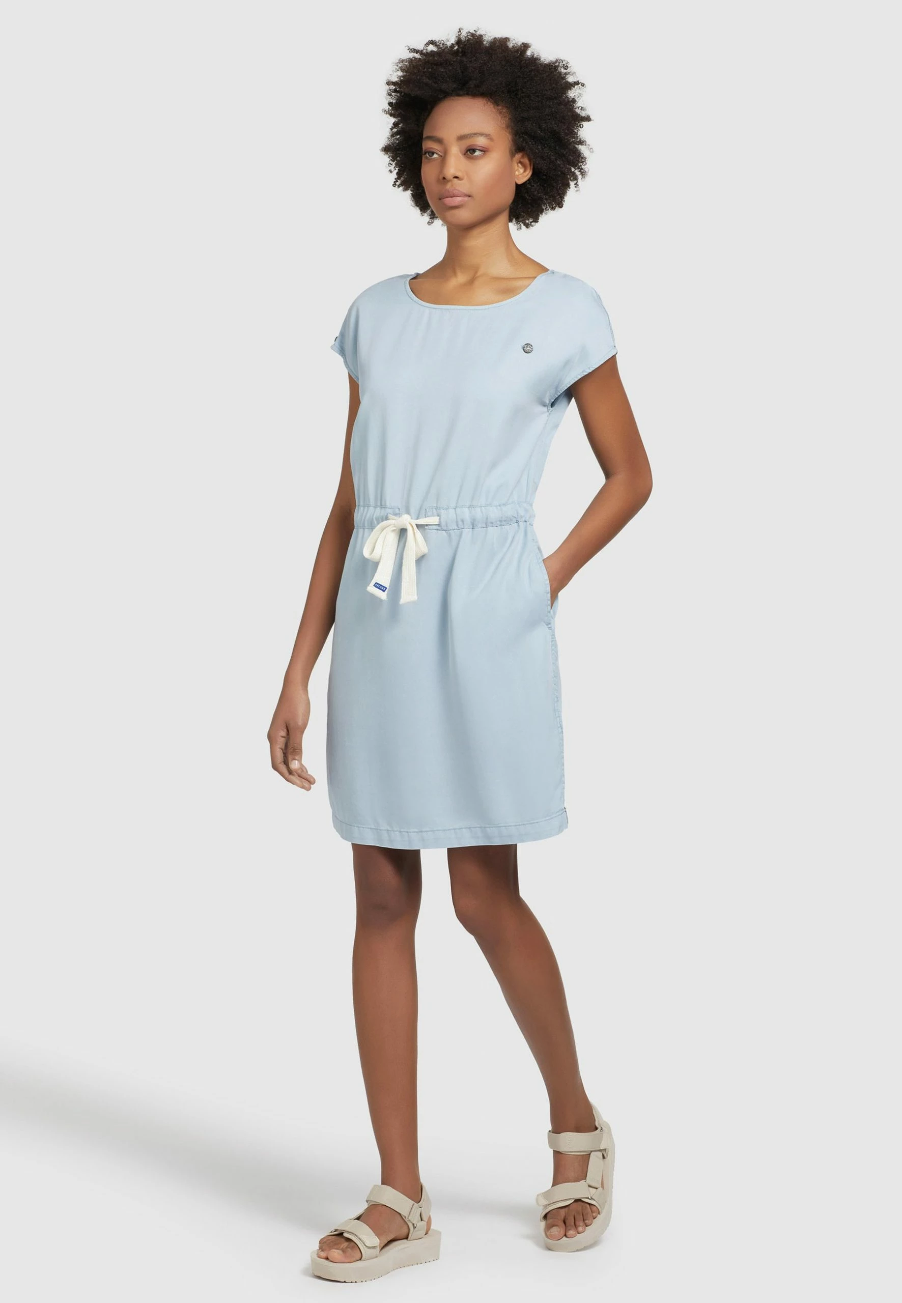 Khujo Hediye - Vestido Informal - Hellblau 4 Khujo Hediye - Vestido Informal - Hellblau - Imagen 2