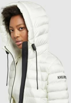 Khujo Lovina4 Shiny - Chaqueta De Entretiempo - Cremeweiß -Khujo Ventas 5a6a531c7cca40d1bb2fca924f85d154