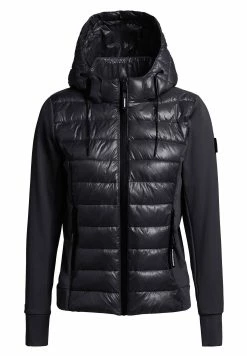 Khujo Ghita Shiny - Chaqueta De Entretiempo - Schwarz -Khujo Ventas 608ab1ed69a54e3db7fedc911a74aa26