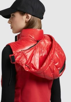 Khujo Fabia Shiny - Chaleco - Rot 16 Khujo Fabia Shiny - Chaleco - Rot -Khujo Ventas 6e425a24d9ee40eeb3e8e2cd29599439