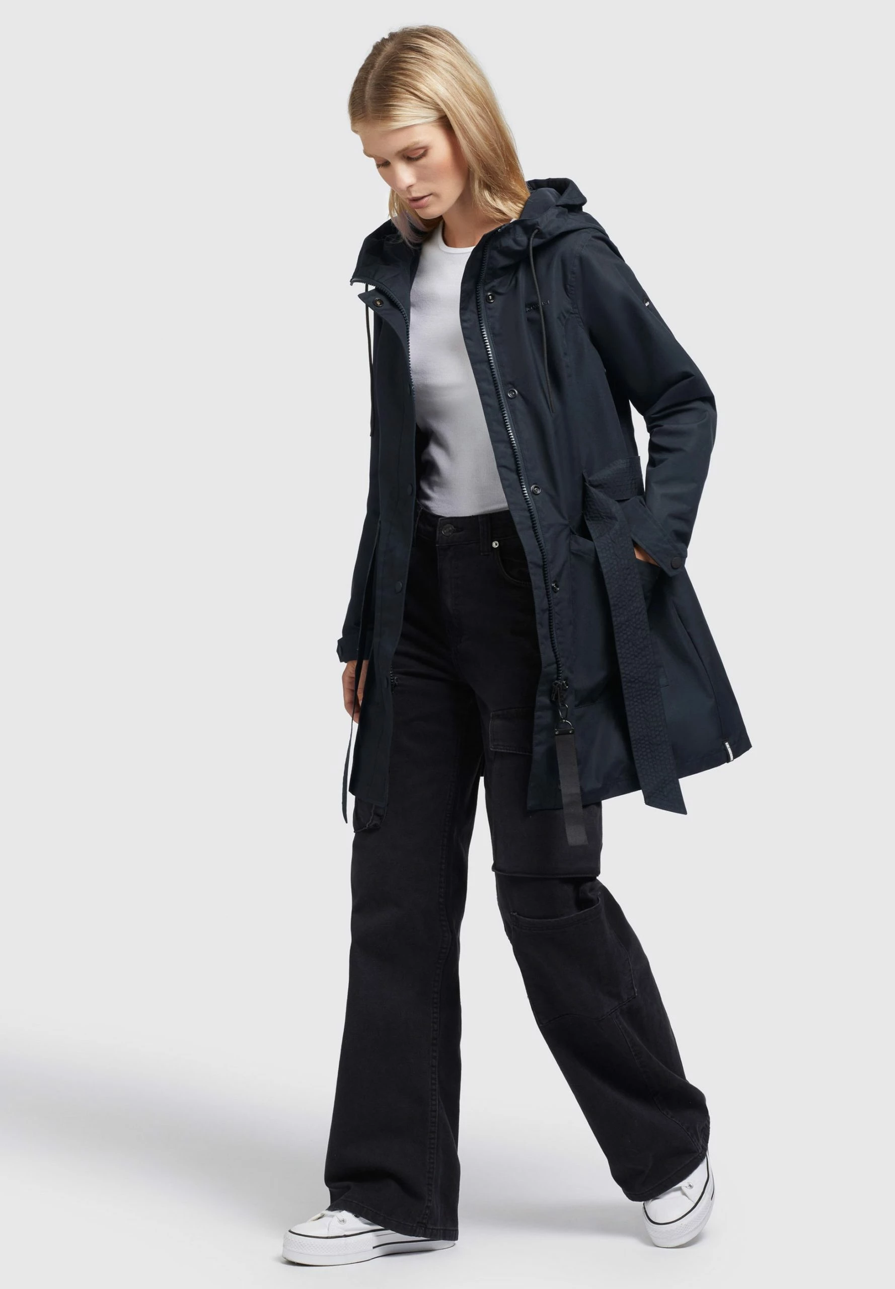 Khujo Lauren - Parka - Dunkelgrau 6 Khujo Lauren - Parka - Dunkelgrau - Imagen 4