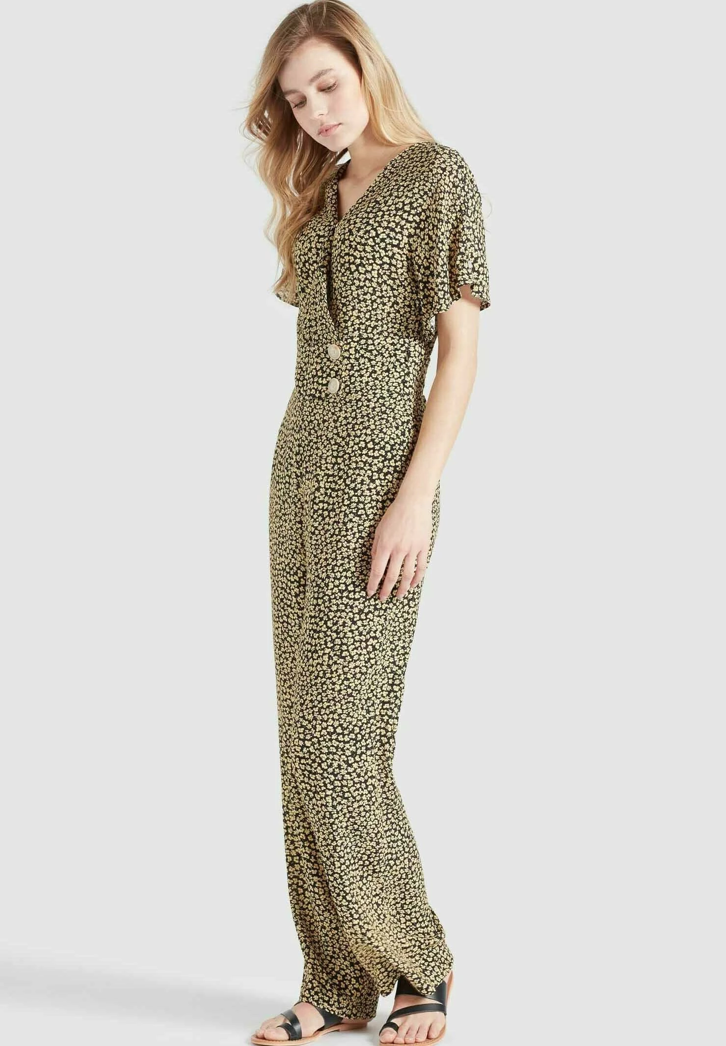 Khujo Borgia - Mono - Schwarz-Gelb Geblümt 7 Khujo Borgia - Mono - Schwarz-Gelb Geblümt - Imagen 5