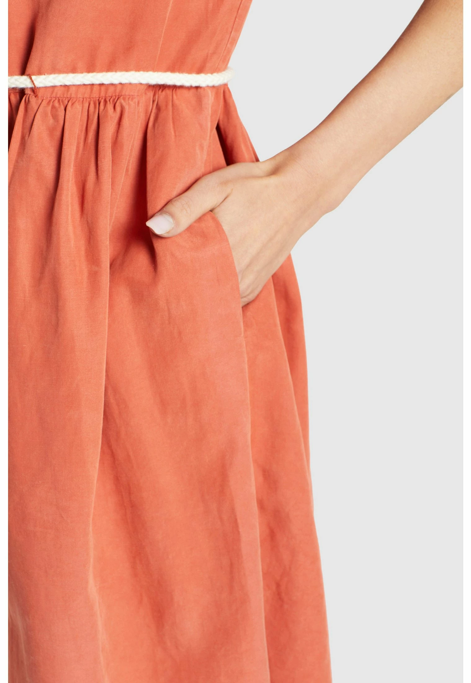 Khujo Asba - Vestido Informal - Terrakotta 10 Khujo Asba - Vestido Informal - Terrakotta - Imagen 8