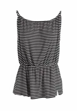 Khujo Valda - Top - Schwarz-Weiß Gestreift -Khujo Ventas 826307e49f0343a7bd1b327942d405e4