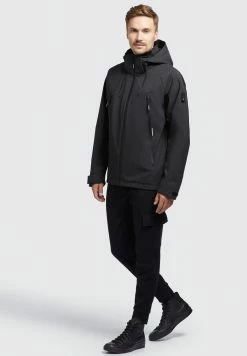 Khujo Adam - Impermeable - Schwarz -Khujo Ventas 962e742aa40845adb8e93bdc89b12402