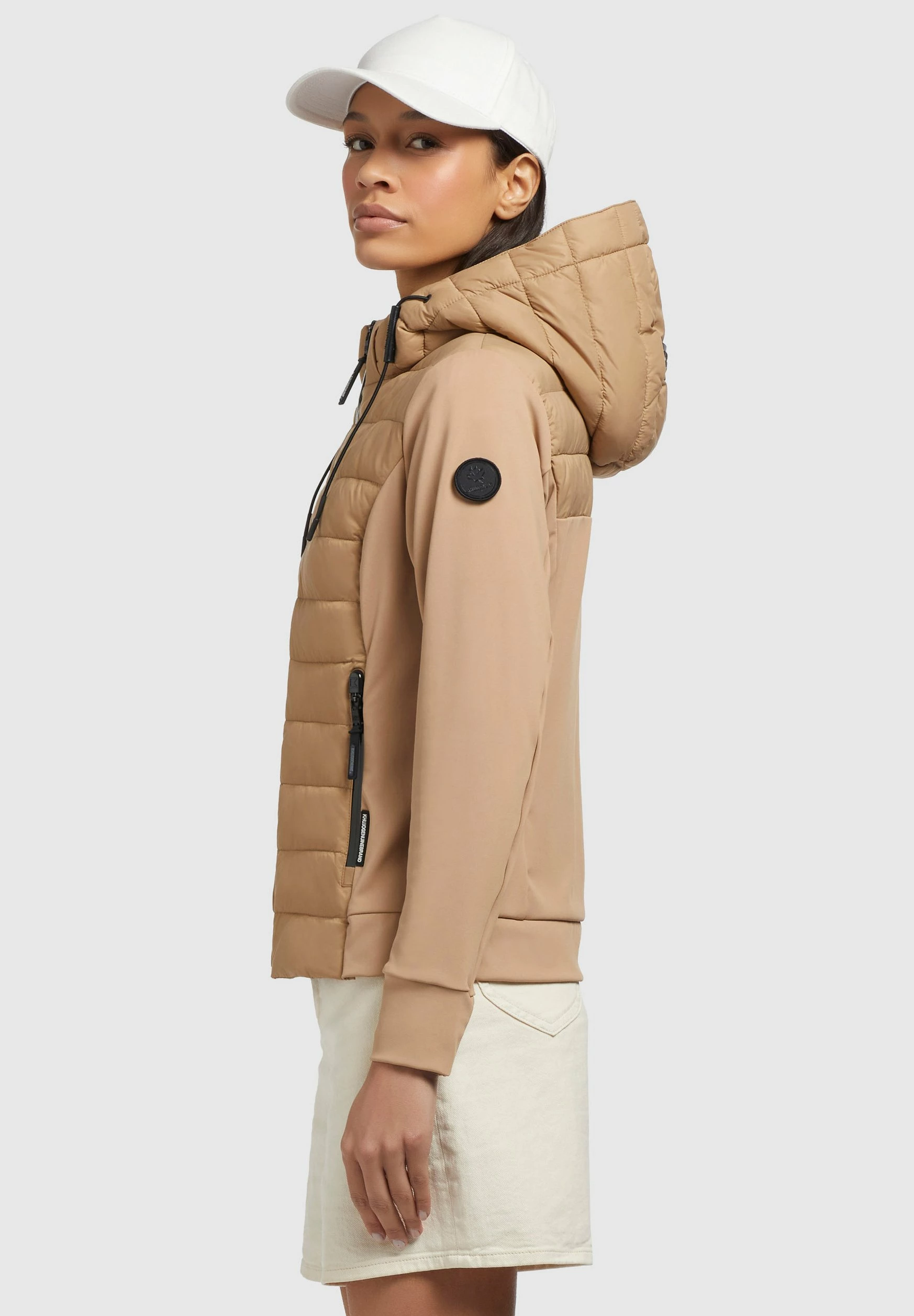 Khujo Ghita Matt - Chaqueta De Entretiempo - Beige 6 Khujo Ghita Matt - Chaqueta De Entretiempo - Beige - Imagen 4