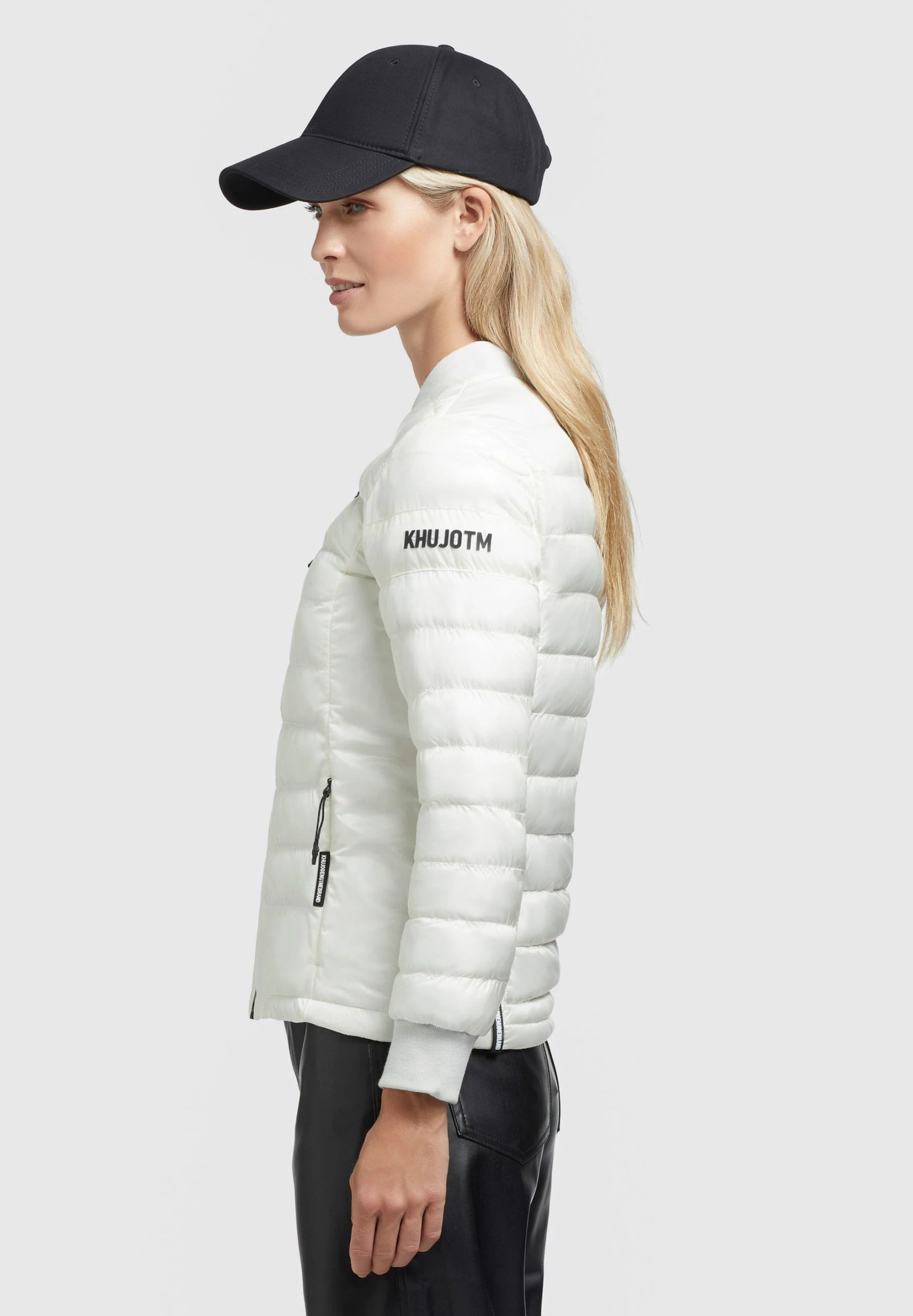 Khujo Maude Shiny - Chaquetas Bomber - Cremeweiß 7 Khujo Maude Shiny - Chaquetas Bomber - Cremeweiß - Imagen 5