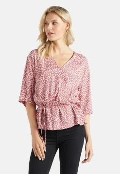 Khujo Rinalda - Blusa - Rot Weiß Geblümt -Khujo Ventas c6b0a818a4bc46d4a2d0a34c4b5d552e