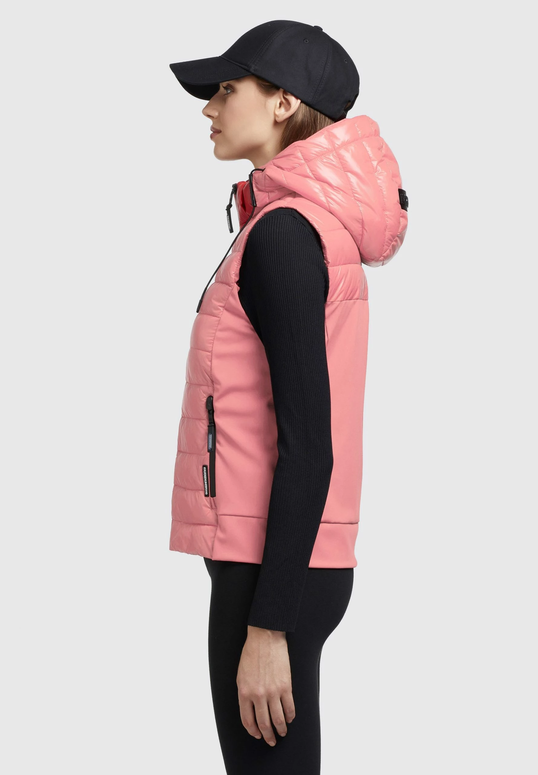 Khujo Fabia Shiny - Chaleco - Rosa 7 Khujo Fabia Shiny - Chaleco - Rosa - Imagen 5