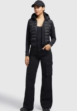 Khujo Dalis Matt - Chaqueta De Entretiempo - Schwarz -Khujo Ventas cc849543472944409ab21a81618fec53