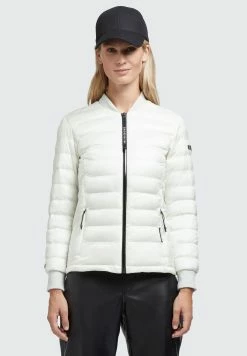 Khujo Maude Shiny - Chaquetas Bomber - Cremeweiß