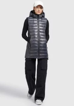 Khujo Becca Shiny - Chaleco - Grau -Khujo Ventas d06e3f2e9cba4de8b1fe9e80d8e38dca