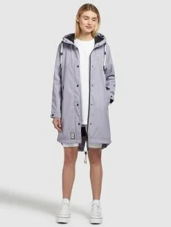 Khujo Odelie - Impermeable - Flieder -Khujo Ventas deb7c6dfc9d741cbb017906e349b73c9