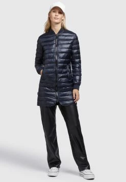 Khujo Greta Shiny - Chaqueta De Entretiempo - Dunkelblau -Khujo Ventas f24b2ef290604bcf82ce1e553f61b0c1