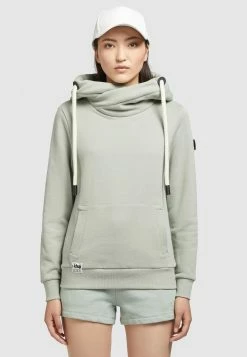 Khujo Rhabea - Jersey Con Capucha - Blassgrün